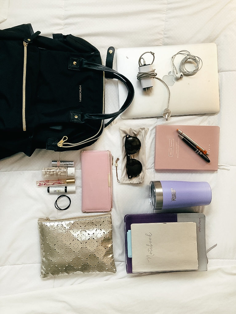 travel essentials and packing tips for easy and healthy travel | suitcase, carry on + snack bag | healthy travel hacks | gluten free travel